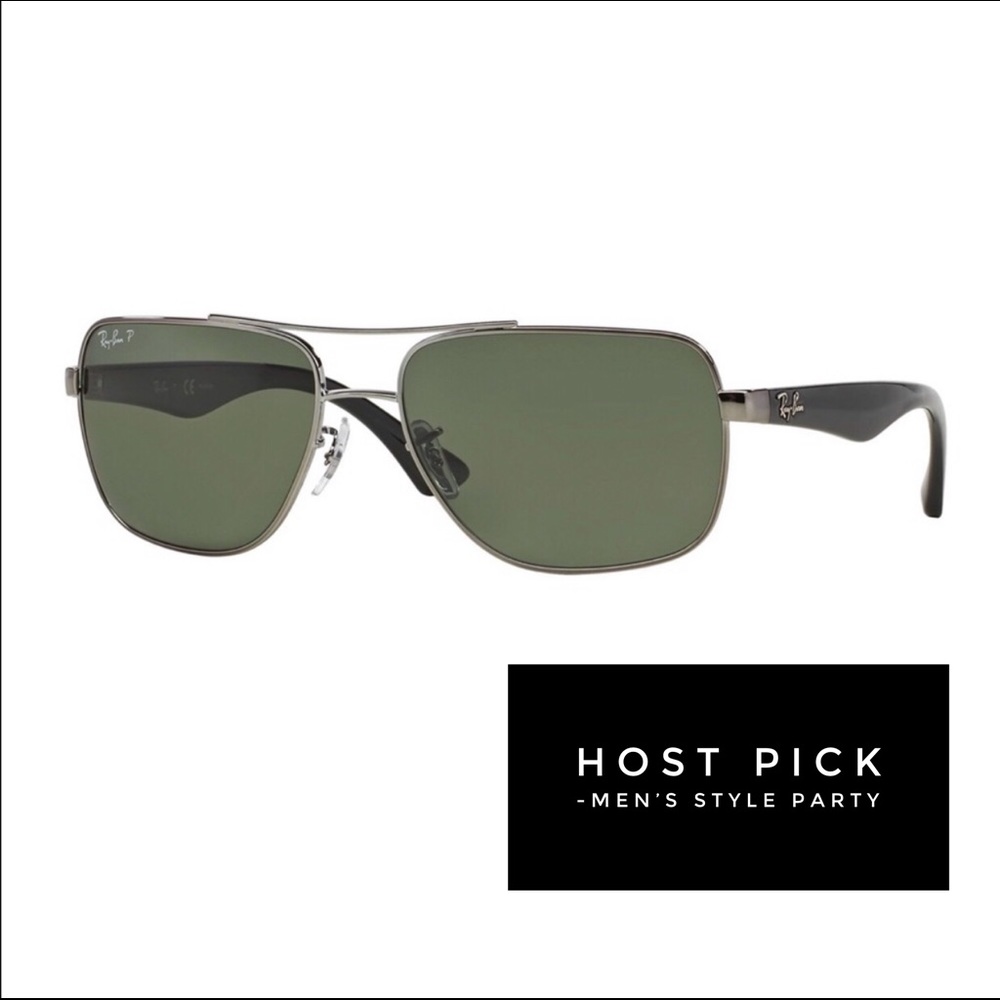 Ray-Ban Square Aviator Sunglasses Frame w/RX Lens